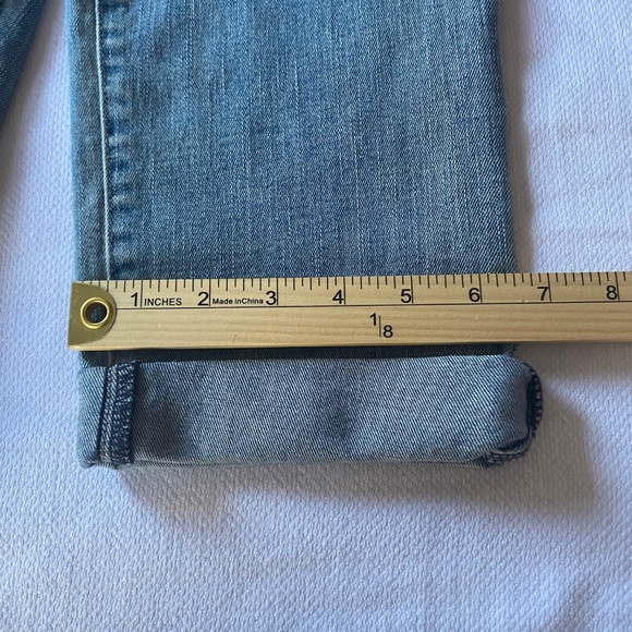 Chicos Boyfriend Patchwork Ankle Fashion Jeans - US size 2R / Chicos size 00R - Picture 8 of 9